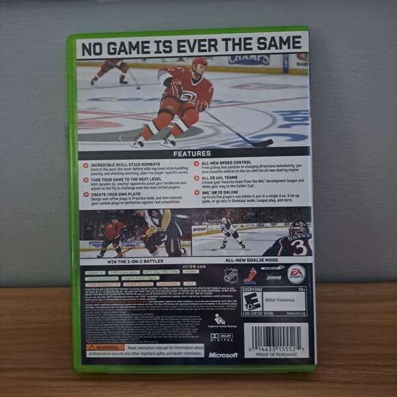 NHL 08 (Microsoft Xbox 360, 2007) Untested - Picture 2 of 5